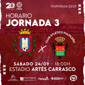 Cartel CF Lorca Deportiva vs Atlético Pulpileño 24-09-22